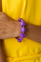 Trendsetting Tourist Purple Bracelet