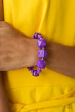 Trendsetting Tourist Purple Bracelet