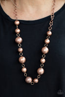 Commanding Composure Copper Necklace