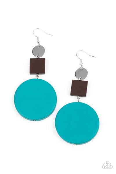 Modern Materials Blue Earring