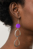 Surfside Shimmer Purple Earring