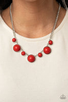 Prismatically POP-tastic Red Necklace